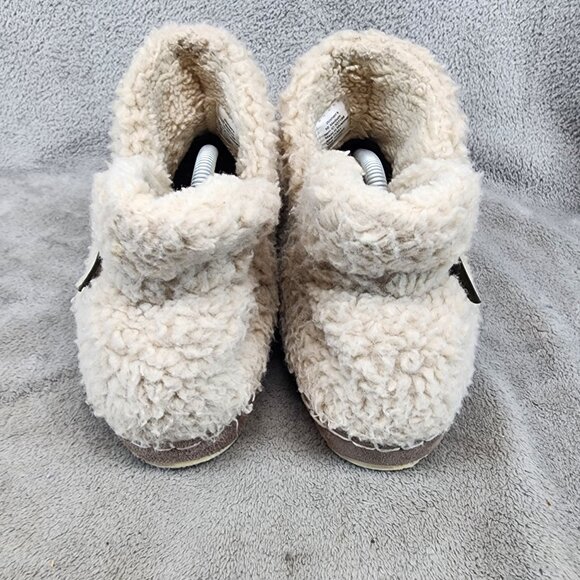 L.L. Bean Shoes Womens Size 10 Cream Cozy Shearling Slippers - Picture 6 of 12